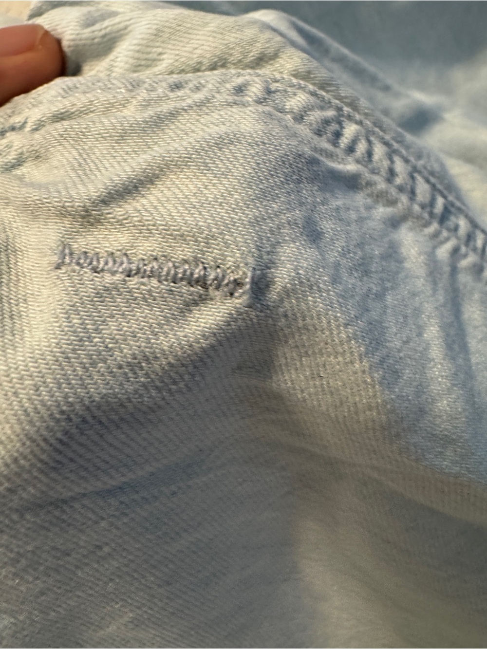 Free People Light Denim Romper (4/6) - Picture 6 of 7